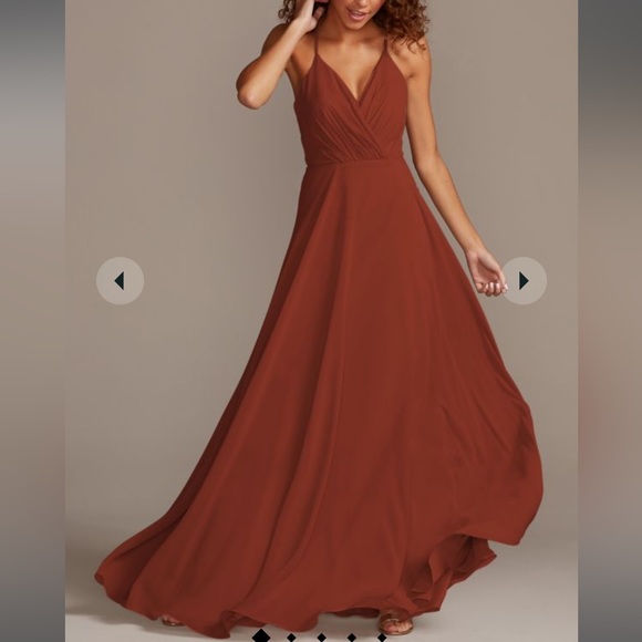 Size 10. Worn once. No alterations. Adjustable straps. - Picture 2 of 3